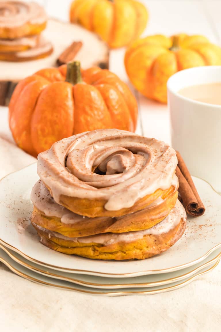 Air Fryer Pumpkin Spiced Crullers