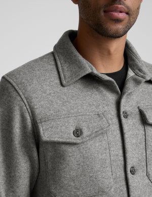 Day to Night Men's Wool Shirt Jacket