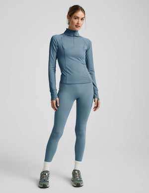 Pacer Fleece Zip Pocket Full Length Legging