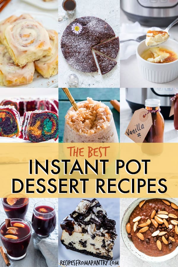 instant pot desserts