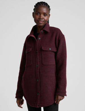 Insulated Wool Shirt Jacket