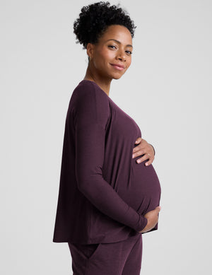 Featherweight Feels Like Home Long Sleeve Maternity Top