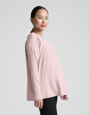 Featherweight Feels Like Home Long Sleeve Maternity Top