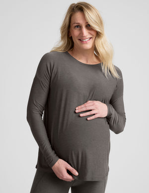 Featherweight Feels Like Home Long Sleeve Maternity Top