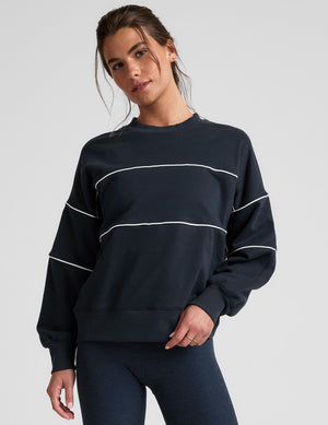 LuxeFleece Piper Boxy Sweatshirt