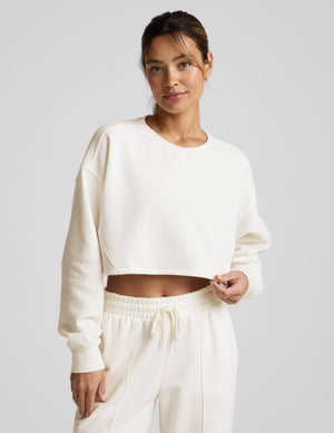 LuxeFleece Cropped Sweatshirt