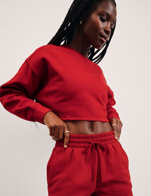 LuxeFleece Cropped Sweatshirt
