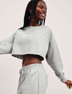 LuxeFleece Cropped Sweatshirt