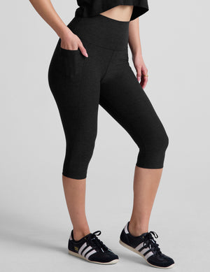 Spacedye High Waisted Pocket Pedal Pusher Legging