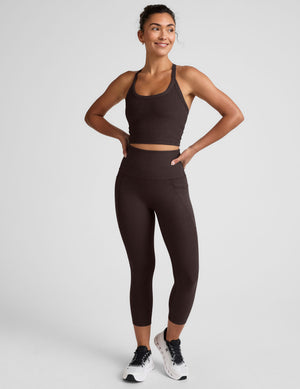 Spacedye Out Of Pocket High Waisted Capri Legging
