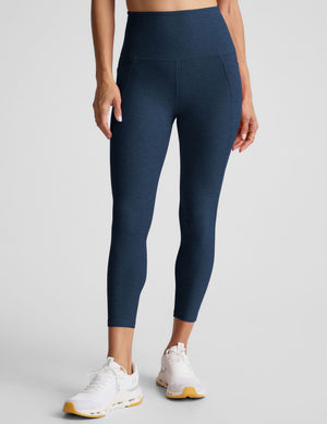 Spacedye Out Of Pocket High Waisted Capri Legging