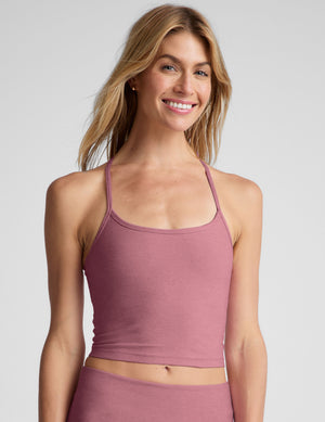 Spacedye Slim Racerback Cropped Tank