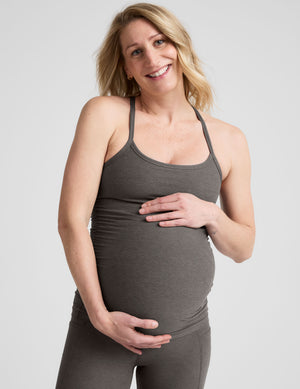 Spacedye Keep Your Cool Maternity Slim Racerback Tank